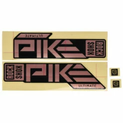 RockShox Decal Kit For 27.5/29" Pike Ultimate - Matte Copper Foil For Gloss Black (2023+)