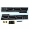 RockShox Decal Kit For 27.5/29" ZEB Ultimate - Flight Attendant - Matte Silver Foil For Gloss Black (2023+) -Abus Shop 11 1297520