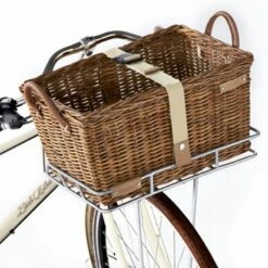 Basil Portland Classic Fietsmand - Natural Brown -Abus Shop 130707 01 c 222742
