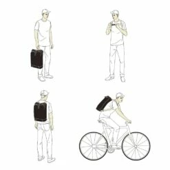 BROOKS ENGLAND Brooks Pickwick Cotton Canvas Rugzak - 26L - Blauw/zwart -Abus Shop 146427 02 d 257109