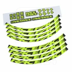 Race Face Decal Kit For AR / Arc Rims - Neon Yellow