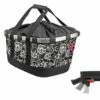 KLICKfix Bikebasket GT UniKlip 0304U - Fleur Black -Abus Shop 317213 00 d 657975