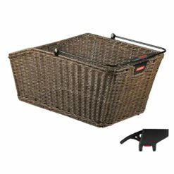 KLICKfix Structura GT Bike Basket For KorbKlip Carriers 0315K - Brown