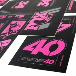 FOX Decal Kit 2019 AM Heritage For Suspension Fork And Rear Shock - Pink -Abus Shop 331563 02 d 696452