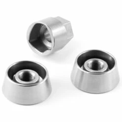 Pitlock Set SH90 Double For FW Shimano Hub Dynamo Full Axle - Silver