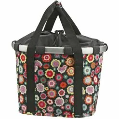 KLICKfix Bikebasket - Happy Flowers