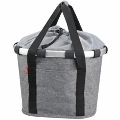 KLICKfix Bikebasket - Twist Silver