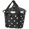 KLICKfix Bikebasket - Black Dots -Abus Shop 96672 00 d 156937