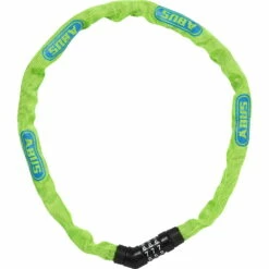 ABUS 4804C Chain Lock - Lime / 75 Cm