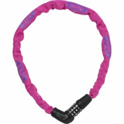 ABUS 5805C Chain Lock - Pink / 75 Cm