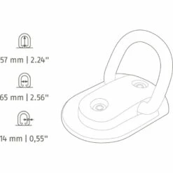 ABUS WBA75 Granit B/SB Vloer- En Muurankers -Abus Shop abus 78606 wba 75 b 1459035