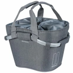 Basil 2Day Carry All Fietsmand - Voor - Grijs