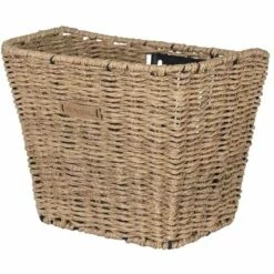 Basil Bremen Rattan Look FM Fietsmand - Voor - 25L - Bruin