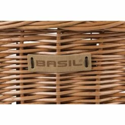 Basil Bremen Wicker Fietsmand 33L - Nature -Abus Shop basil bremen wicker bike basket nature 5 1361416