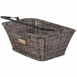 Basil Capri Rattan-Optik Flex Fietsmand 27L - Nature Brown