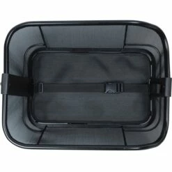 Basil Cento Tech Fiber WSL Fietsmand - Zilver -Abus Shop basil cento tech fiber wsl bike basket black 5 1366559