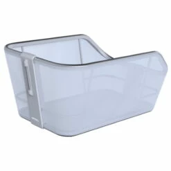 Basil Cento Tech Fiber WSL Fietsmand - Zilver