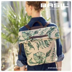 Basil Ever-Green Fietsrugzak - Thyme Green -Abus Shop basil ever green bicycle daypack 14 19 liter thyme h 883220