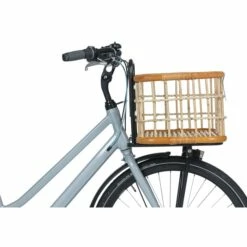 Basil Green Life Rattan Fietsmand Large - Natural Brown -Abus Shop basil green life rattan bicycle basket large natural brown 4 1379225