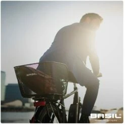 Basil Icon M Fietsmand - Zwart -Abus Shop basil icon rear bike basket black s 2 1423196 1