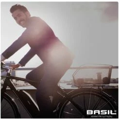 Basil Icon S Fietsmand - Zwart -Abus Shop basil icon rear bike basket black s 4 1423197