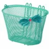 Basil Jasmin Bow-Tie Kinderfietsmand - Mint -Abus Shop basil jasmin bow tie kinderfahrradkorb vorne minze a 876222