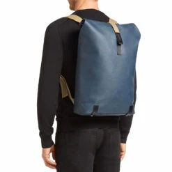 BROOKS ENGLAND Brooks Pickwick Cotton Canvas Rugzak - 26L - Blauw/zwart -Abus Shop brooks pickwick cotton canvas 26l dark blue black 10 1562431 2