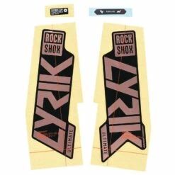 RockShox Decal Kit For 27.5/29" Lyrik Ultimate - Matte Copper Foil For High Gloss Black (2021)