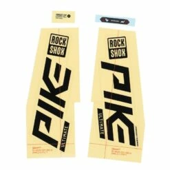RockShox Decal Kit For 27.5/29" Pike Ultimate - Gloss Black For Silver
