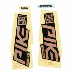 RockShox Decal Kit For 27.5/29" Pike Ultimate - Matte Copper Foil For High Gloss Black (2021)