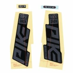 RockShox Decal Kit For 27.5/29" Pike Ultimate - Gloss Polar Foil For High Gloss Black (2021)