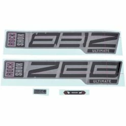 RockShox Decal Kit For 27.5/29" ZEB Ultimate - Gloss Black For Matte Grey (2021)