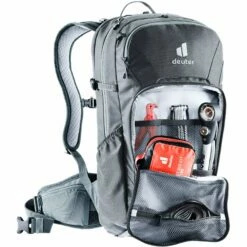Deuter Attack 22 EL Protector Backpack - Graphite-shale -Abus Shop deuter attack 22 el protector backpack graphite shale 3 923981