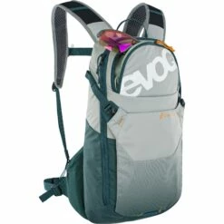 EVOC E-Ride 12L Backpack - Stone/Petrol -Abus Shop evoc e ride 12 div 15 1087952