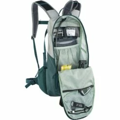 EVOC E-Ride 12L Backpack - Stone/Petrol -Abus Shop evoc e ride 12 div 2 1087955