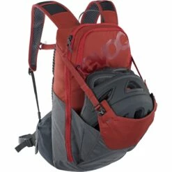 EVOC Ride 12L Backpack + 2L Hydration Bladder - Chili Red/Carbon Grey -Abus Shop evoc ride 12l backpack chili red carbon grey 5 887661