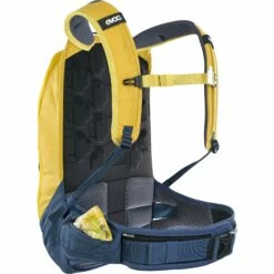 EVOC Trail Pro 10L Protector Backpack - Curry/Denim -Abus Shop evoc trail pro 10 div 46 1090356