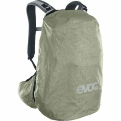 EVOC Trail Pro Protector Rugzak - 16 L - Stone/Carbon Grey -Abus Shop evoc trail pro 16 20 1343666