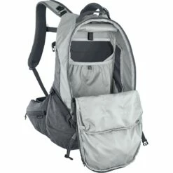 EVOC Trail Pro 26L Protector Backpack - Stone/Carbon Grey -Abus Shop evoc trail pro 26 14 1343702