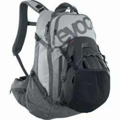EVOC Trail Pro 26L Protector Backpack - Stone/Carbon Grey -Abus Shop evoc trail pro 26 18 1343707
