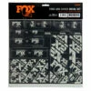 FOX CUSTOM Decal Kit For Fork & Rear Shock - Grey -Abus Shop fox decal pack battleship grey1 1120747