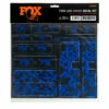 FOX CUSTOM Decal Kit For Fork & Rear Shock - Blue -Abus Shop fox decal pack blue 1120750