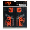 FOX CUSTOM Decal Kit For Fork & Rear Shock - Orange -Abus Shop fox decal pack factory orange1 1120761
