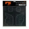 FOX CUSTOM Decal Kit For Fork & Rear Shock - Stealth Black -Abus Shop fox decal pack stealth black 1 1121058