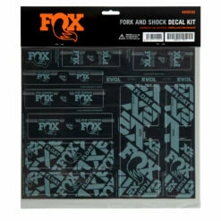 FOX CUSTOM Decal Kit For Fork & Rear Shock - Storm Blue