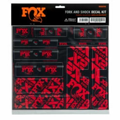 FOX CUSTOM Decal Kit For Fork & Rear Shock - Red
