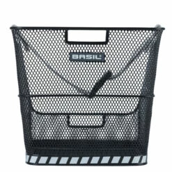 Basil Class Rear School Bag Basket - Black -Abus Shop front 853423
