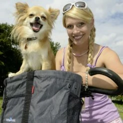 KLICKfix Doggy Shopper - Hondenfietsmand - Grijs/zwart -Abus Shop klickfix 0320gr 5 1432448