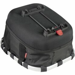 KLICKfix Bikebasket GT Bicycle Basket For Racktime - Twist Silver -Abus Shop klickfix bikebasket gt bicycle basket for racktime twist silver 3 997435