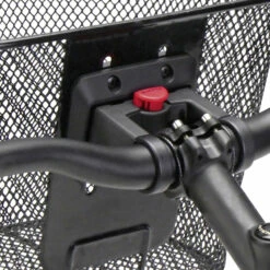 KLICKfix Uni With Lampclip Handle Bar Basket 0391KLIK - Black -Abus Shop klickfix uni 0391klik 05 1566642